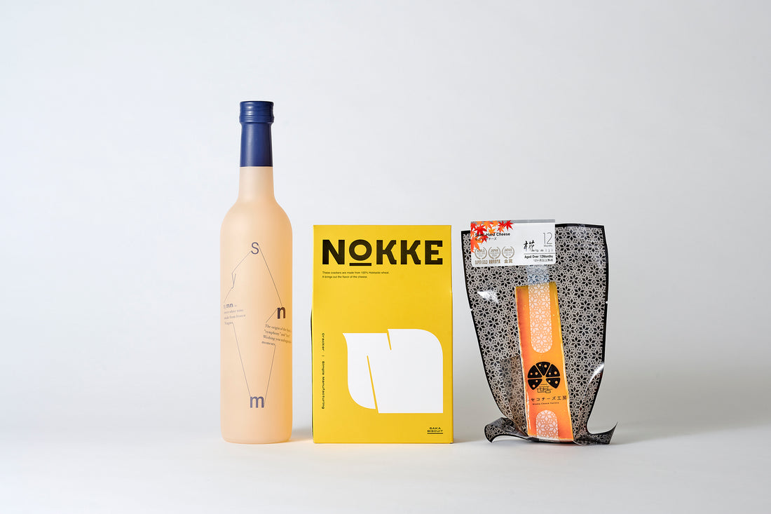 Symn-シン- 白ワイン 北海道ペアリング2点セット(No1チーズ&クラッカー)